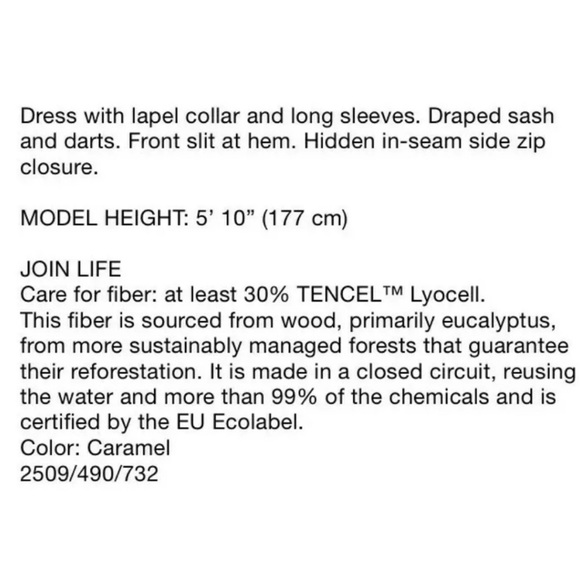 LONG DRAPED DRESS - Picture 9 of 9